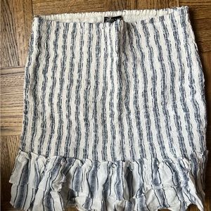 Aqua x Helen Owen swim coverup skirt